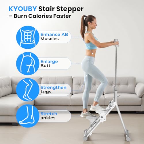 Image of OWLSKY Stair Stepper for Home,Vertical Climber Exercise Machine with Stable Triangular Frame, Smooth & Quiet Motion, Full Body Workout Equipment