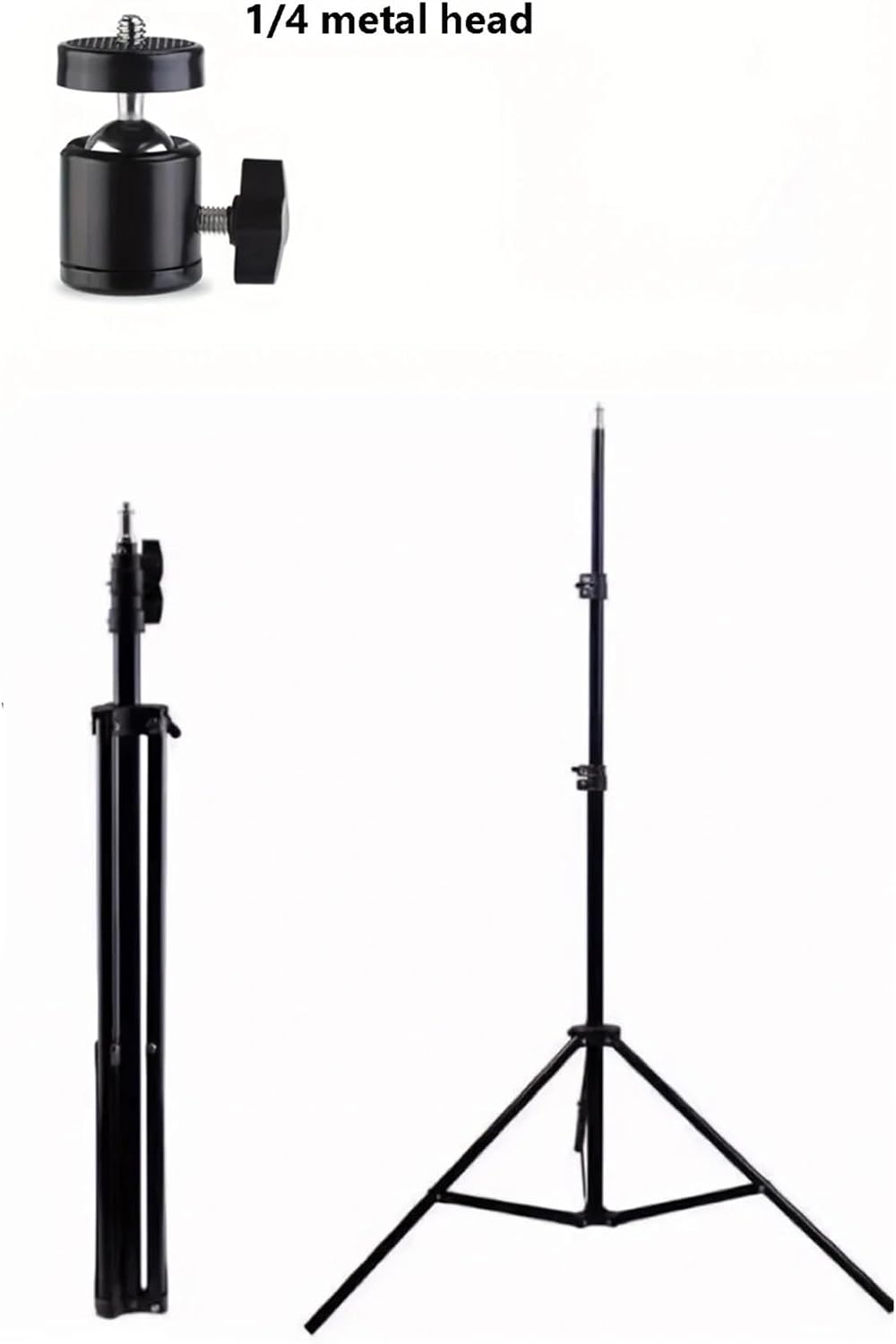 Projector Tripod, 82 Inch with Stretchable Aluminum Bracket, Height Adjustable, Multi-Function Stand