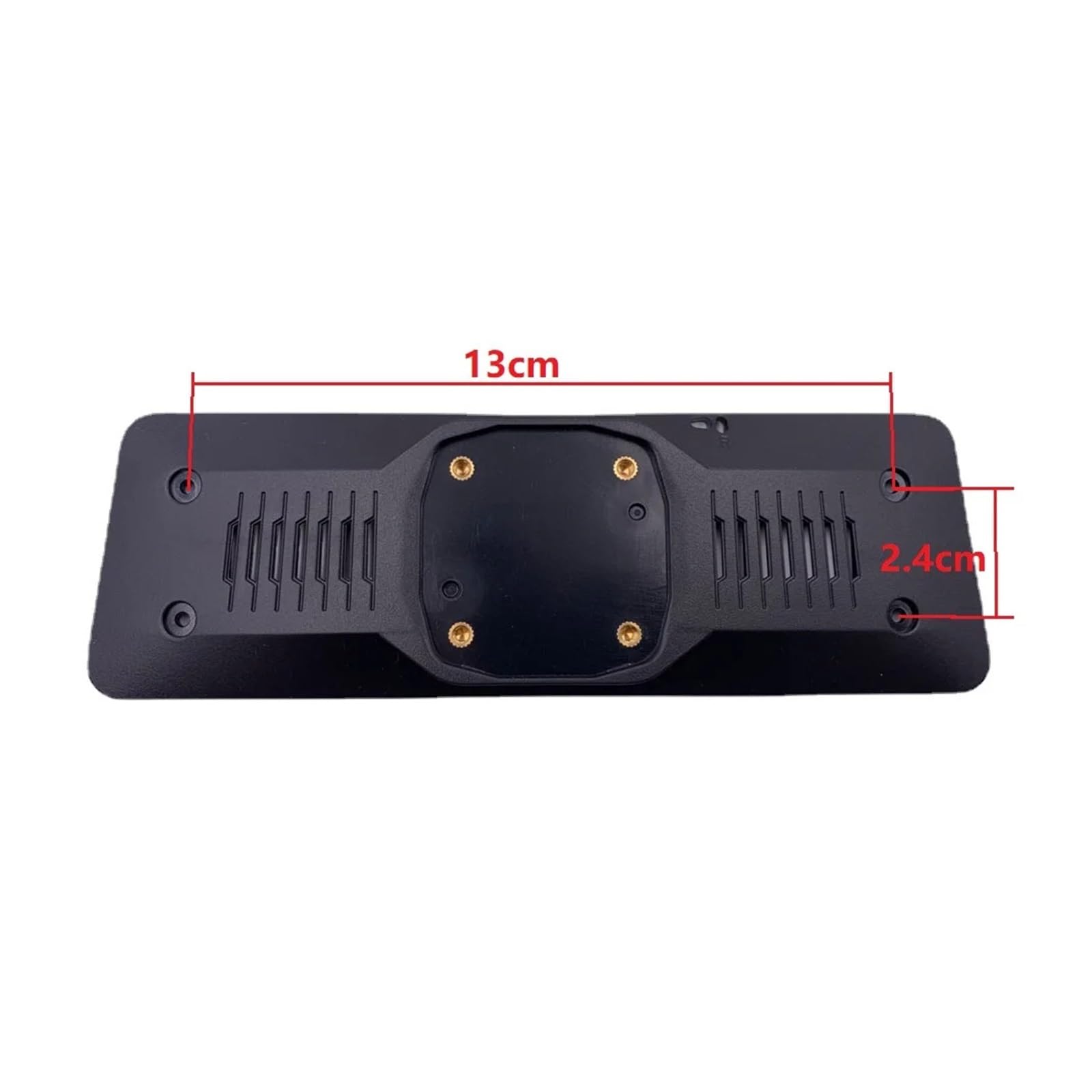 Muzhen Store Przyjazd 13 * 2.4CM wnętrze samochodu lusterko wsteczne tylna płyta Panel i wspornik kompatybilny z rejestratorem samochodowym