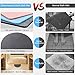 UNIKON Diatomaceous Earth Bath Mat, Nonslip Absorbent Bathroom Mat Fast Drying Hard Floor Shower Mats with Additional Anti-Slip Mat, 23.62 x 15.35 inch, Grey