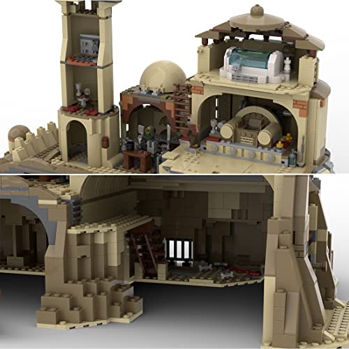 Tosbes Palast Architektur Modell Bausteine, MOC-108238 Daimyos Palace for Star Wars, 1762 Teile Palast Bausatz… – Bild 6