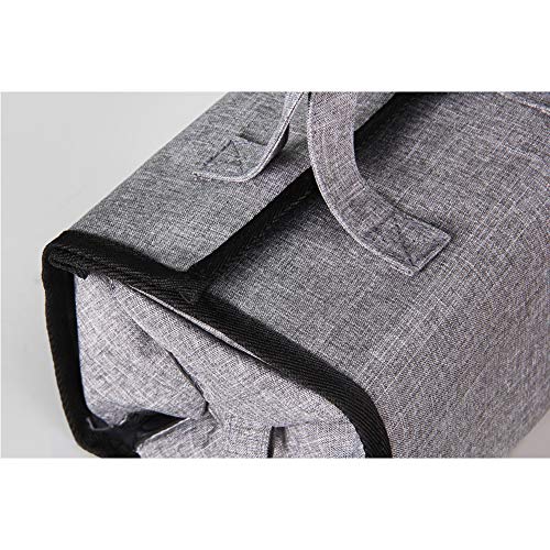 Jovilife Travel Roll Up Makeup Organizer Bag, 4 IN 1 Kit, makeup bag travel roll up, Hanging Travel Cases,4 Kit Removable Bags Organizer, Make up,Cosmetics,Bathroom,Medicine,Personal Care(Grey)