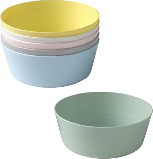 NEW KALAS キッズ食器 カラフルボウル6個 プラスチック製 IKEA 901.929.57