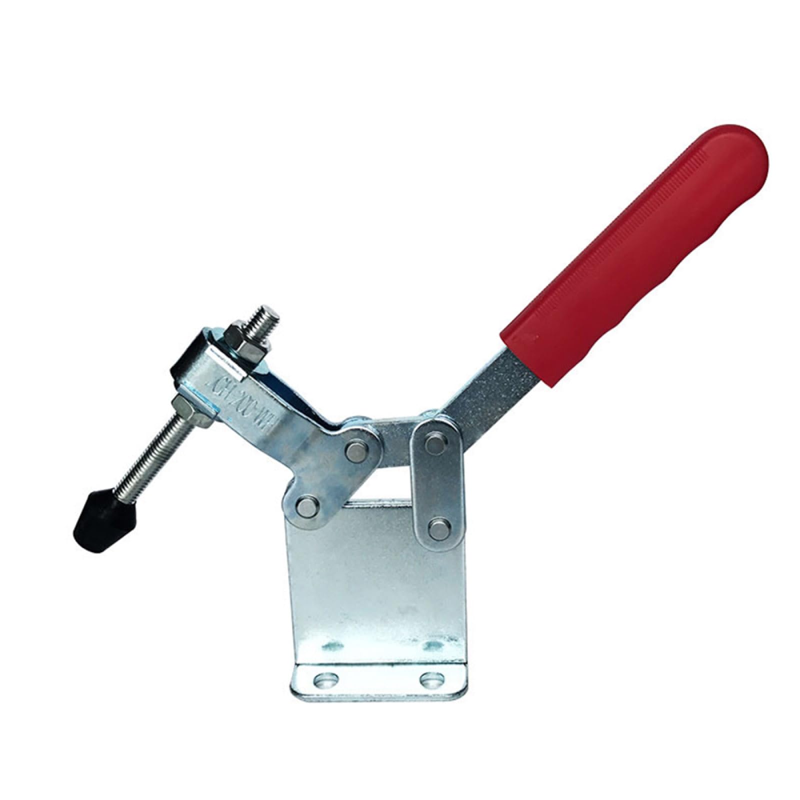 TopHomer Toggle Clamp, 880 lbs Holding Capacity, Quick Release Horizontal Clamps, Antislip Rubber Pressure Tip for Woodworking Jigs and Fixtures, Welding, Drill Press, Crosscut Sled-GH-200-WH