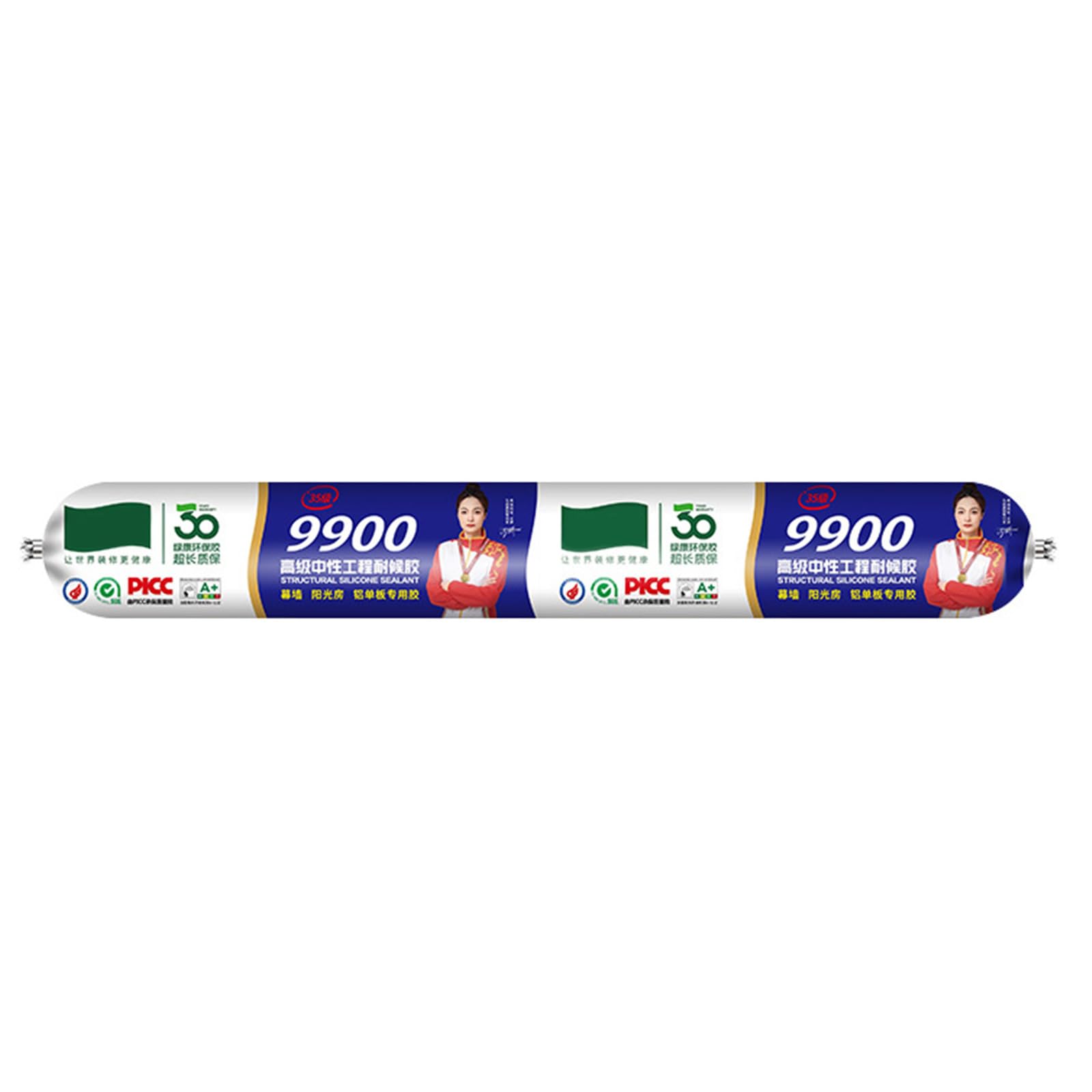 Hzbb White Professional Grades Waterproof Silicone Sealant Flexible Cracks Proof Adhesive For Curtain Wall Skylights Joints Repair Waterproof Silicone Sealant