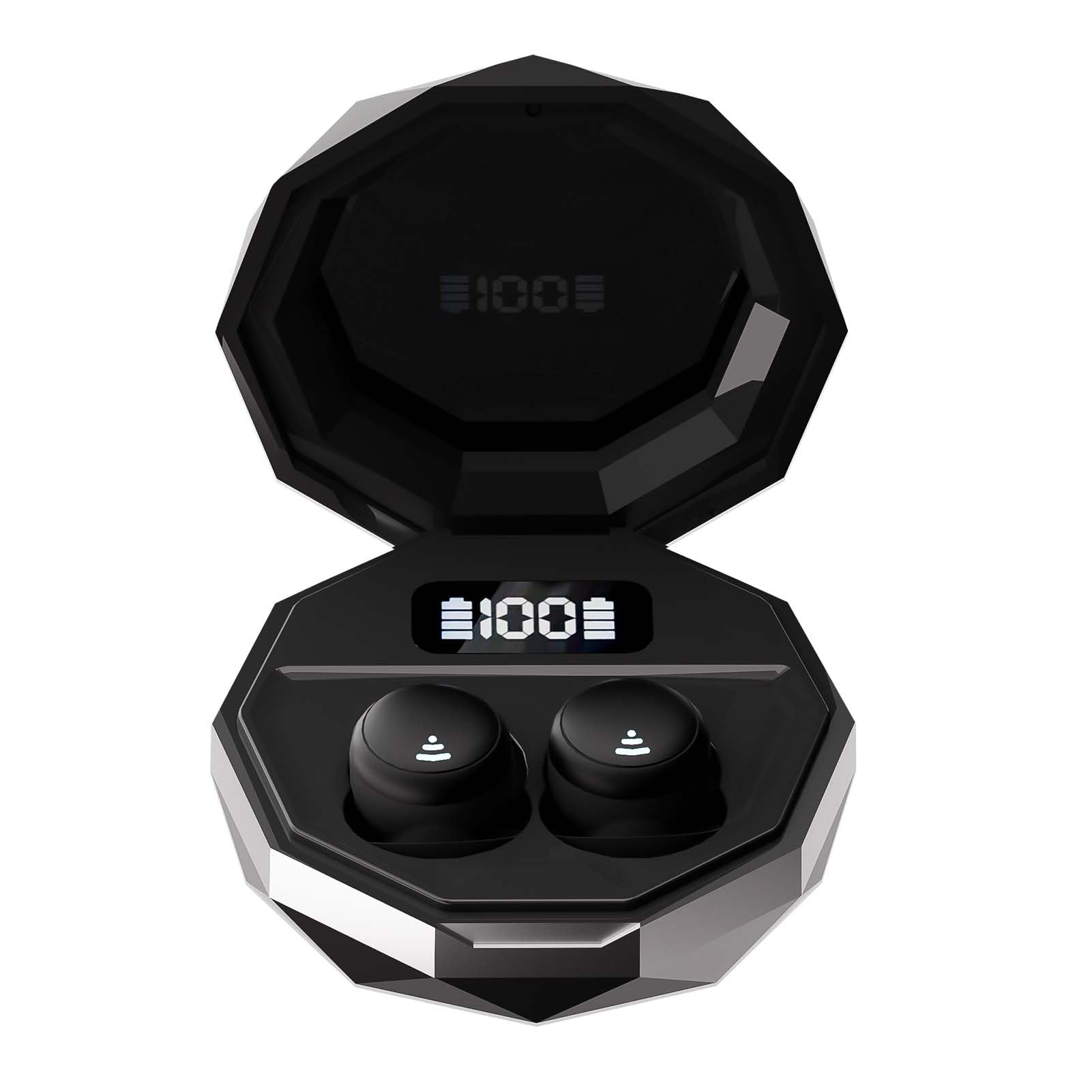 Auriculares para dormir, mini auriculares para dormir, auriculares inalámbricos para dormir de lado, carga única de 8 horas, sonido HiFi, ajuste cómodo (negro)