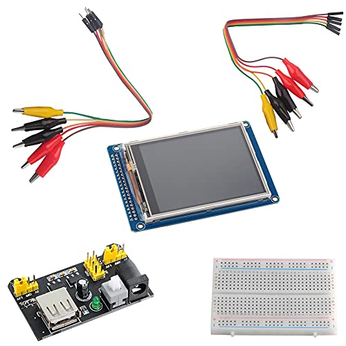 Image of ILI9341 Display 3.2 inch + Breadboard Jumper Wire Alligator Clip Cable