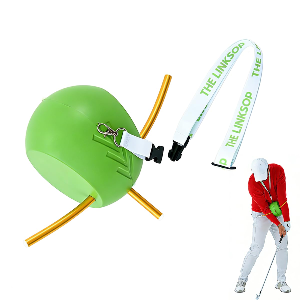 Golf Training Aids,A Golf Swing Trainer Designed To Help Correct Posture And Refine Your Swing,A Golf Swing Training Aid Suitable For Golfers Of All Levels,Enhance Arm And Body Coordination