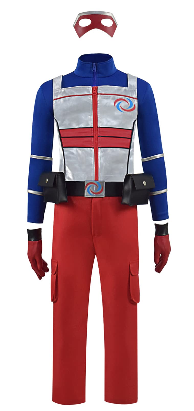 Adult Kids Superhero Danger Costume Halloween Henry Cosplay Costume Jacket Vest Pants Battle