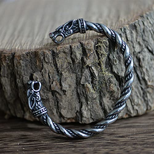 Stainless Steel Viking Bracelet Men's Cuff Bracelet For Men Talisman Jewelry4