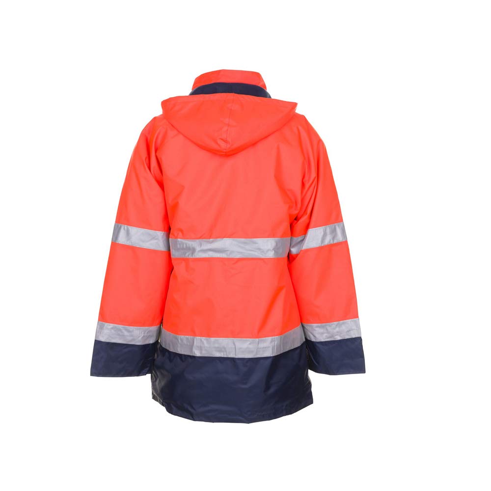 Planam 2056048 Warnschutz Parka, Orange/Marine, Größe M