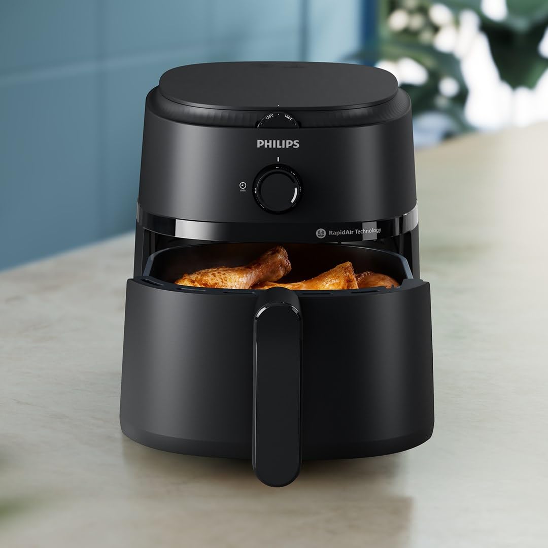 Philips Air Fryer NA120/00, Black, 1500 W, 4.2 L : Amazon.nl: Home