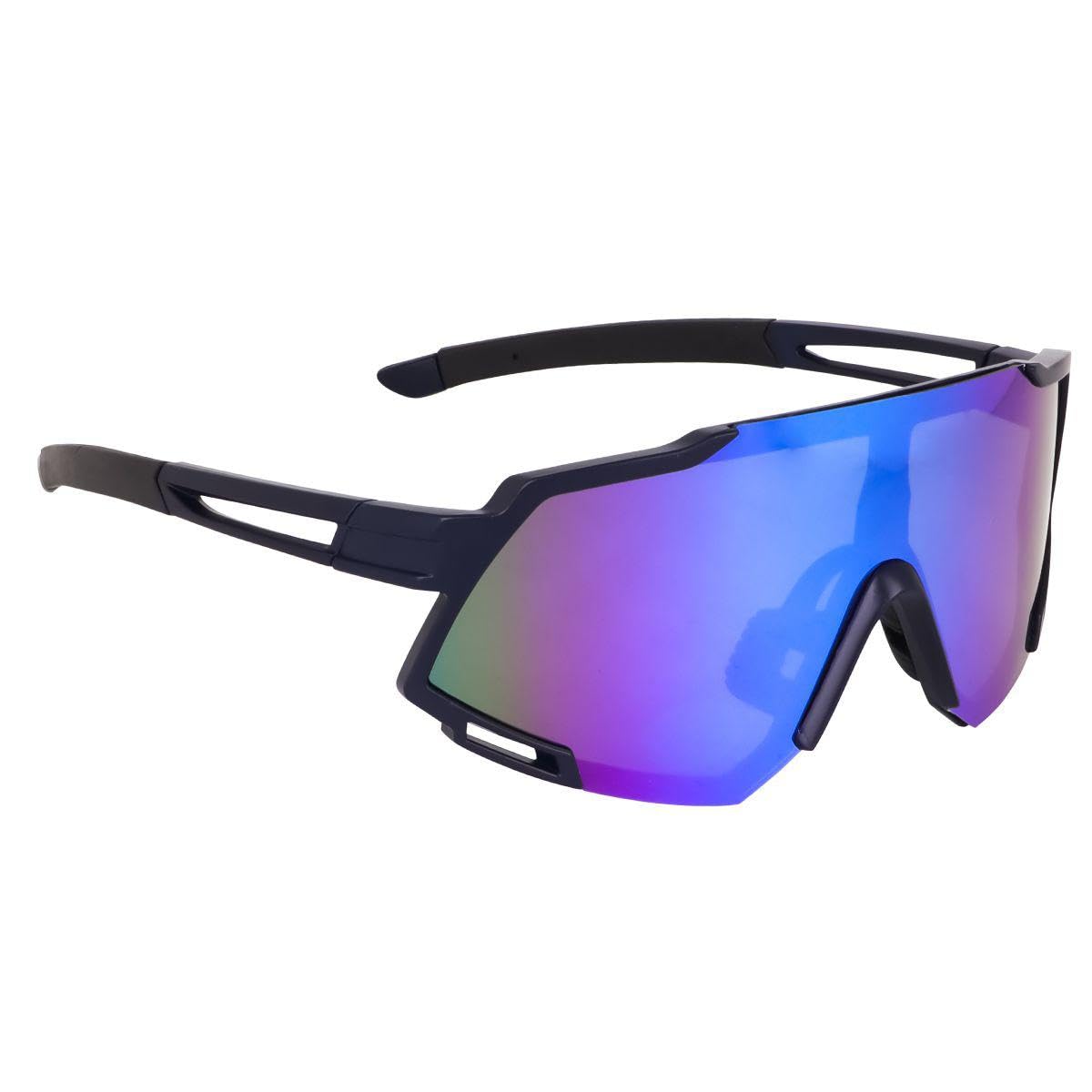 Full Rim Sports Branded Latest and Stylish Sunglasses Polarized Lens And 100% UV Protected Men & Women Medium Black Frame Blue Mercury Lens Pack of 1-image-42