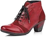 remonte stiefel blau Remonte D8789 Damen, Frauen Stiefeletten,Ankle Boots,DA-Stiefeletten,Stiefel,Halbstiefel,Bootie,knöchelhoch,Reißverschluss,mohn/mohn/schwarz/mohn / 35 (Rot)