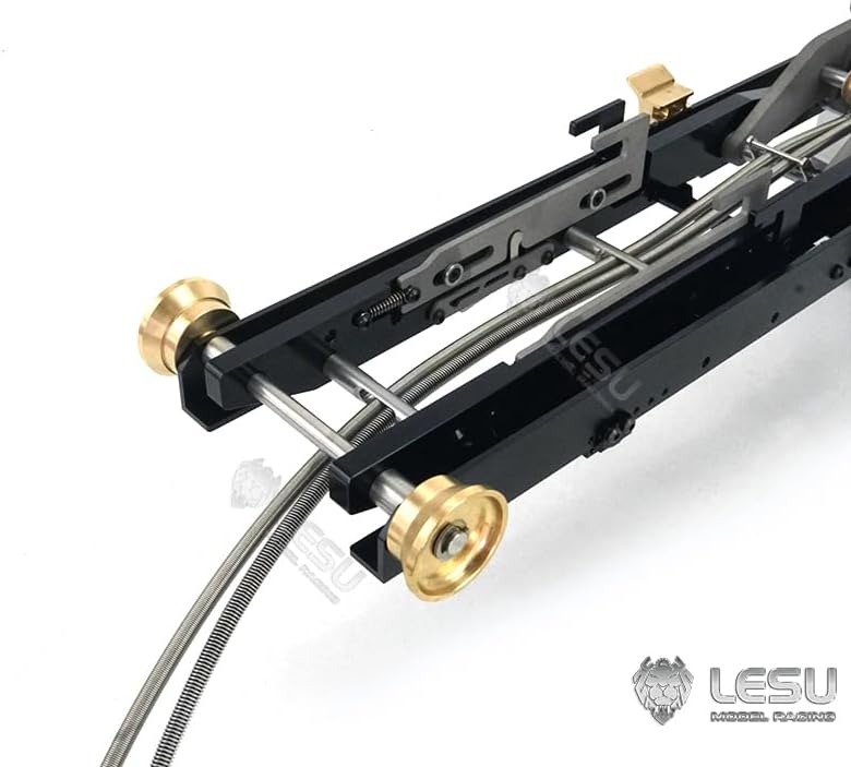 TOUCAN RC HOBBY LESU Metal Hydraulic Rod Bucket 8 * 8 Dump RC Truck Roll On/Off Tipper 1/14 for Tamiya