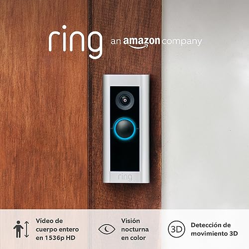 Ring videotimbre cableado Pro (anteriormente Video Doorbell Pro 2...