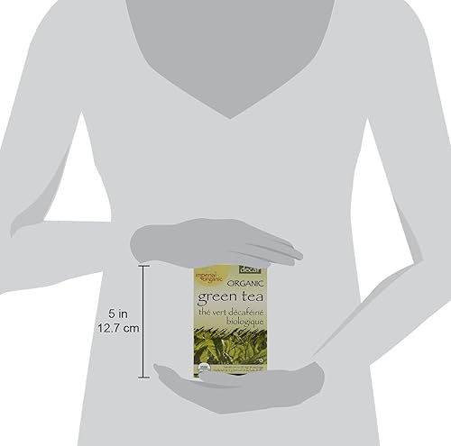 Miniatura 7 de Uncle Lee's Tea Té verde orgánico descafeinado, bolsas de té verde 100% natural de primera calidad, sabor fresco, disfruta con miel, té caliente o