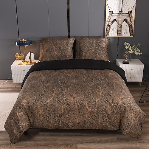 Parure de Lit 230x260 Botanique Chic Microfibre de Qualité Supérieure TT Global