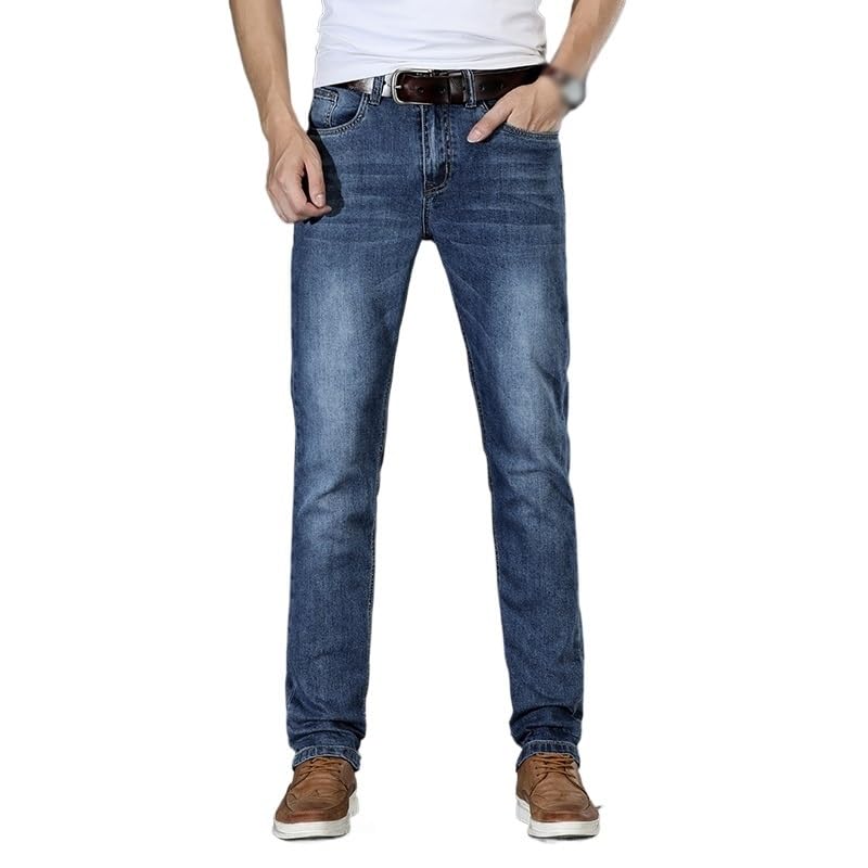 Basic Jeans Cotton Slim Stretch Business Pants Plus Size Jeans