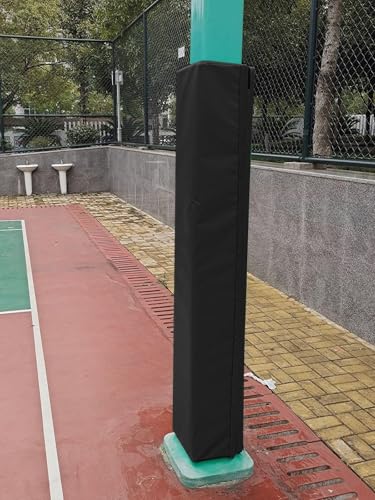 AEDNX Square Pole Padding Outdoor, Garage/Basement/Basketball Pole Pad 3x3 4x4 5x5 6x6 7x7 8x8 10x10 12x12 Inch, Foam Column Pads for Gym(Black,11x11in)