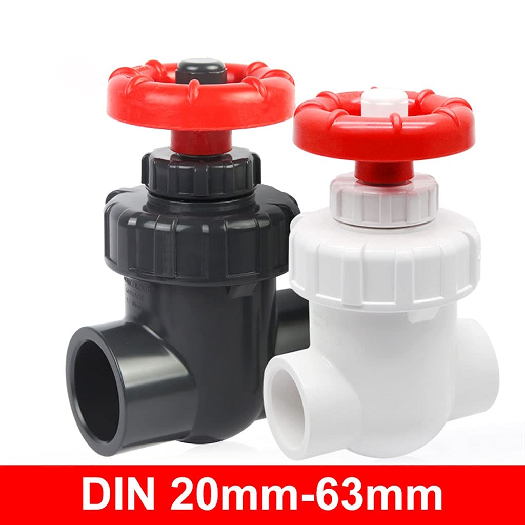 Mothiness Vanne D'arrêt à Bille En PVC Avec Raccords De Tuyauterie De