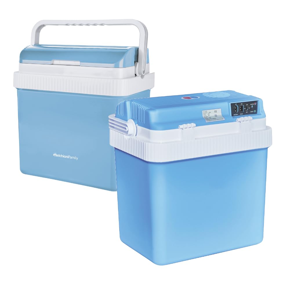 Melchioni Conservo 24 Frigo mantenitore elettrico portatile caldo freddo 12/220V 21L Blu Per bevande viaggi ecc