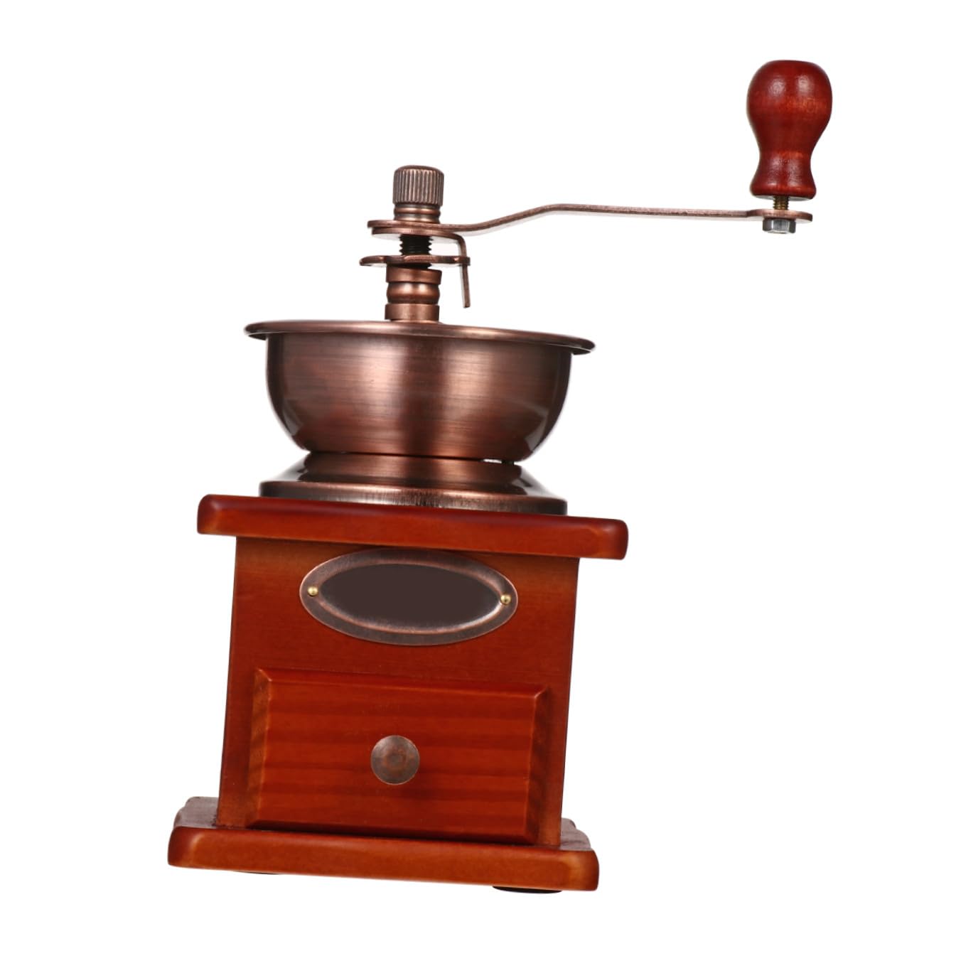 HOMSFOU Molinillo de Café Manual Portátil de Cerámica, Compacto y Desmontable, para Granos de Café y Especias, Adecuado para Uso en Cocina, Oficina y Viajes, Molinillo de Mano