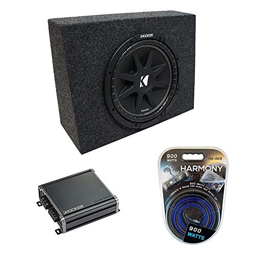 KICKER 43C124-N Bundle Universal Regular Standard Cab Truck Comp C12 Single 12