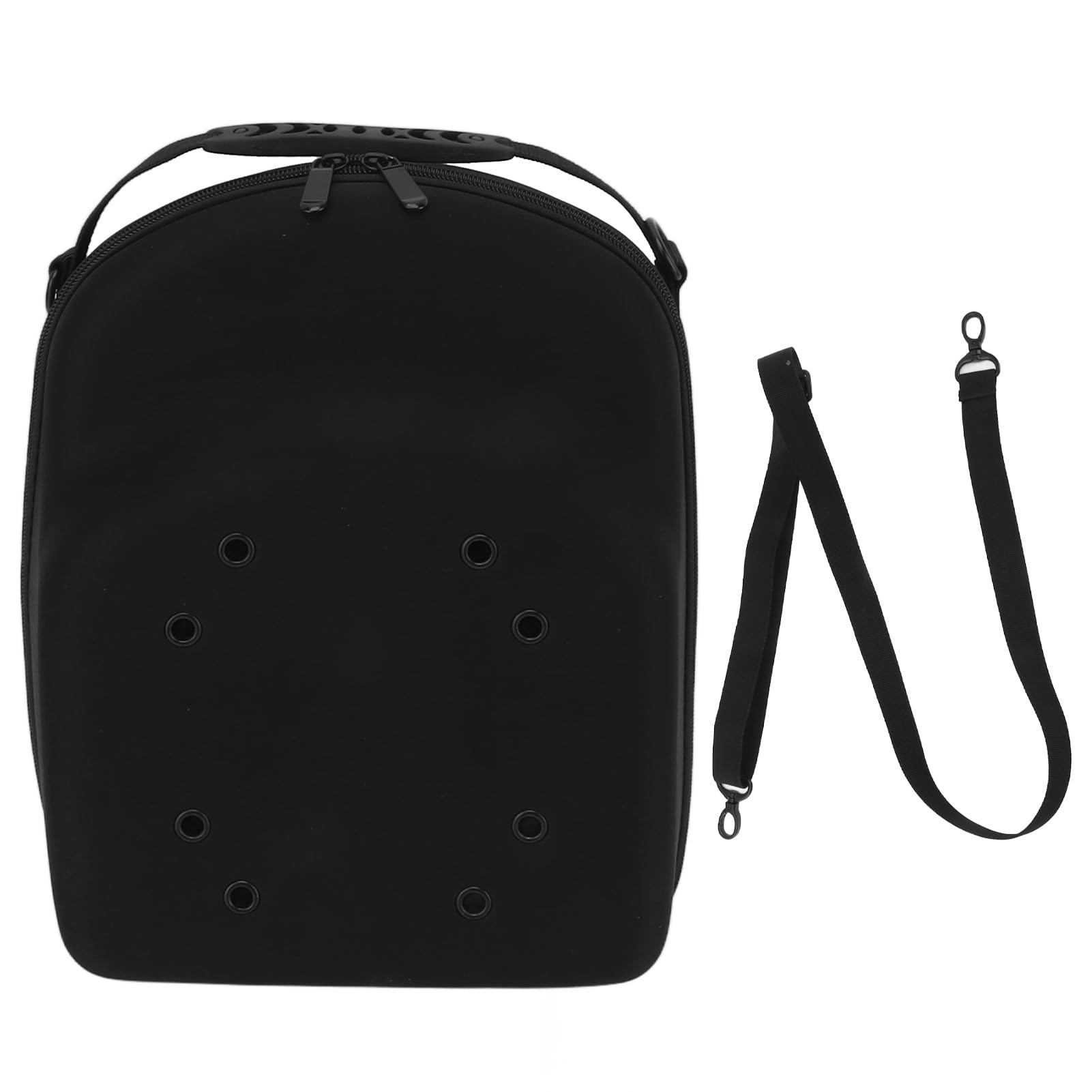 lyrlody Funda de Viaje para Sombrero, Estuche para Sombreros de Viaje Portátil Protector para Gorras de Béisbol Funda Rígida EVA con Correa Ajustable