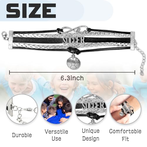 Image of Gymnastics Bracelets for Girls Gifts for Teen Girls,Teams Initial Charm Jewelry,Sport Ballerina Birthday Christmas Gifts