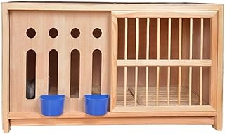 Birdhouses Pigeon Pairing Cage Pigeon Racing Homing Pigeon Nest Solid Wood Nest Box Pigeon Supplies Design of Light-Proof Door Rotating Door Bolt