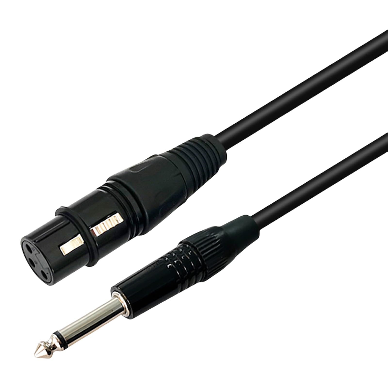 Cable de 1/4 a 3 pines macho interconexión audio para monitores estudio y sonido 8