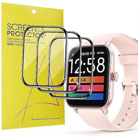 MILOUZ Smart Watch 3D Screen Protectors Cover