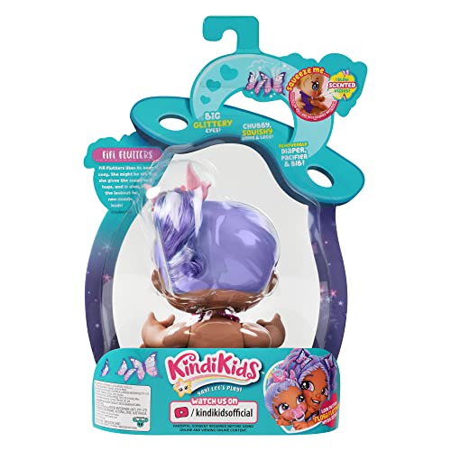 Kindi Kids Scented Baby Sister: Fifi Flutters - Baby Doll 6.5 Inch Doll And 2 Accessories #TOP5