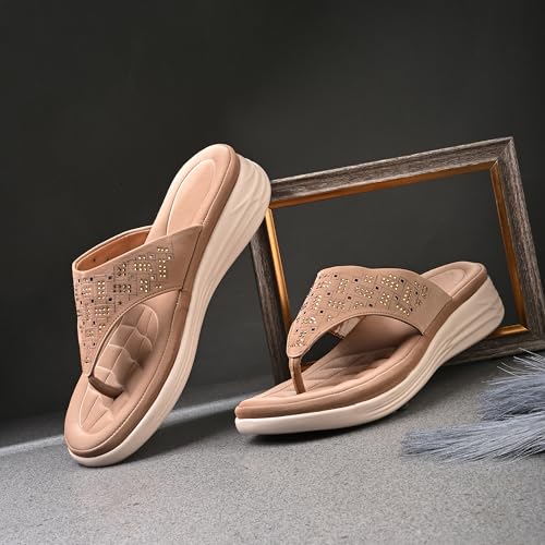 Image of Centrino Women's Sandals | Stylish Slip-On Sandals|Elegant & Trendy Design | Slippers /Flip-Flops|Fashionable Casual & Stylish|Lightweight & Breathable|Outdoor Casual Chappals for Ladies & Girls(9320)