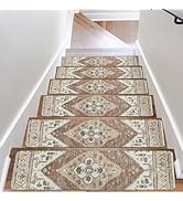 OJIA Super Non-Slip Stair Treads for Wooden Steps, 30"X8" Indoor Stair Runners Slip Resistant Sta...