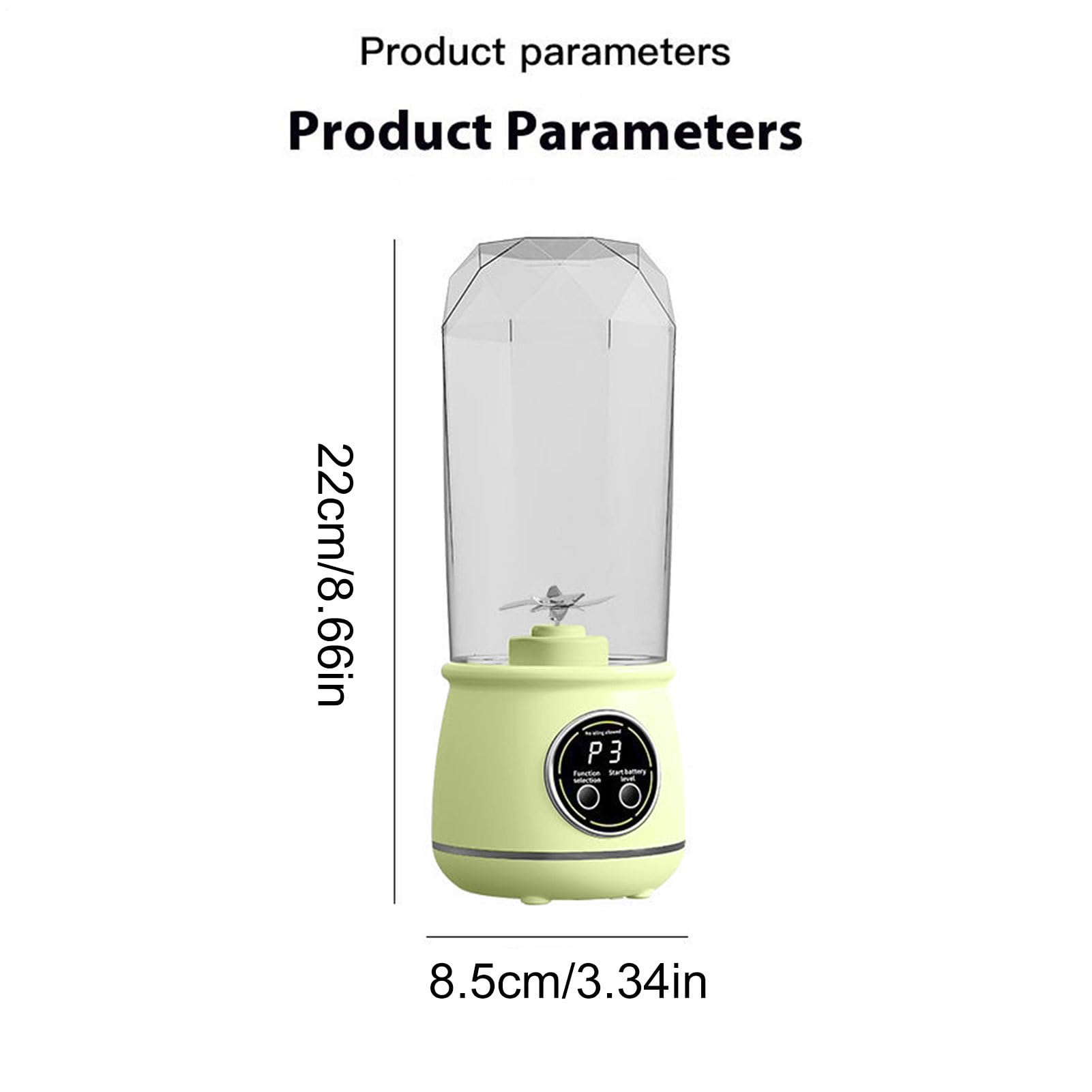 Mixeur Portable Sans Fil 550ml - Blender Électrique Mini Rechargeable Pour Shakes Jus Fruits Légumes