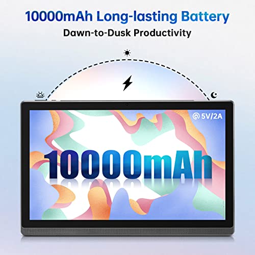 Meswao 14.1 Inch Large Tablet Pc, Computer Tablet With 1920 * 1080 Ips Hd Display, Android Wi-Fi Tablets With Bluetooth 4.1, Gps And 10000Mah Long Battery Life #TOP5