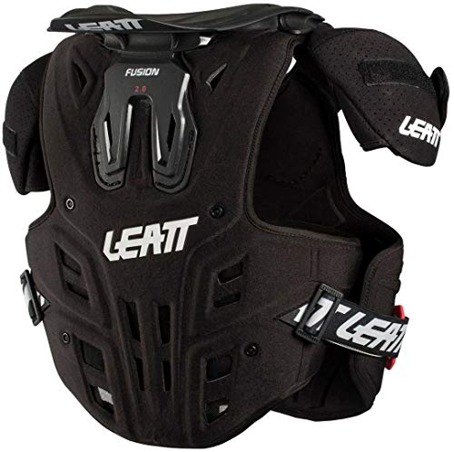 image for Leatt Fusion Vest 2.0 Youth Boys Motox Motorcycle Body Armor - Black/L