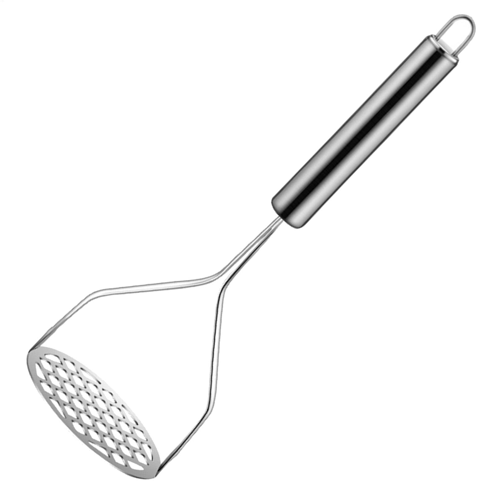 Metal Potato Masher - Stainless Steel Potato Masher | Potato Ricer | Avocado Egg Hand Press Ricer | Creative Press and Mash Kitchen Gadget, Puree Juice Maker Mud Press for Home Kitchen Restaurant