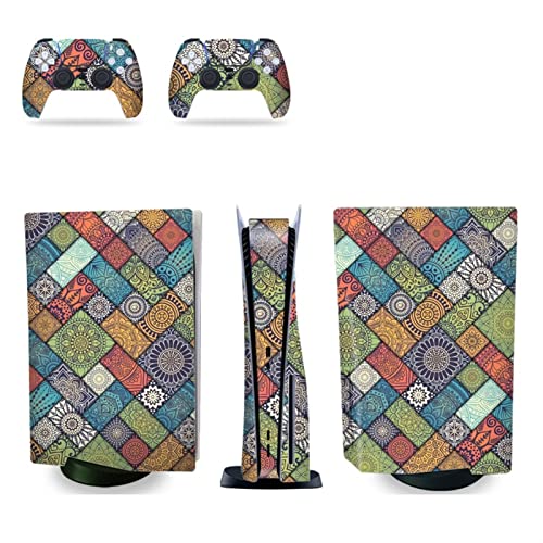 �ی� For PS5 Skin Disc Edition Anime Console And Controller Vinyl Cover Skins Wraps For Version 88893 �C�A�Ȃ��A�c�����Ȃ�