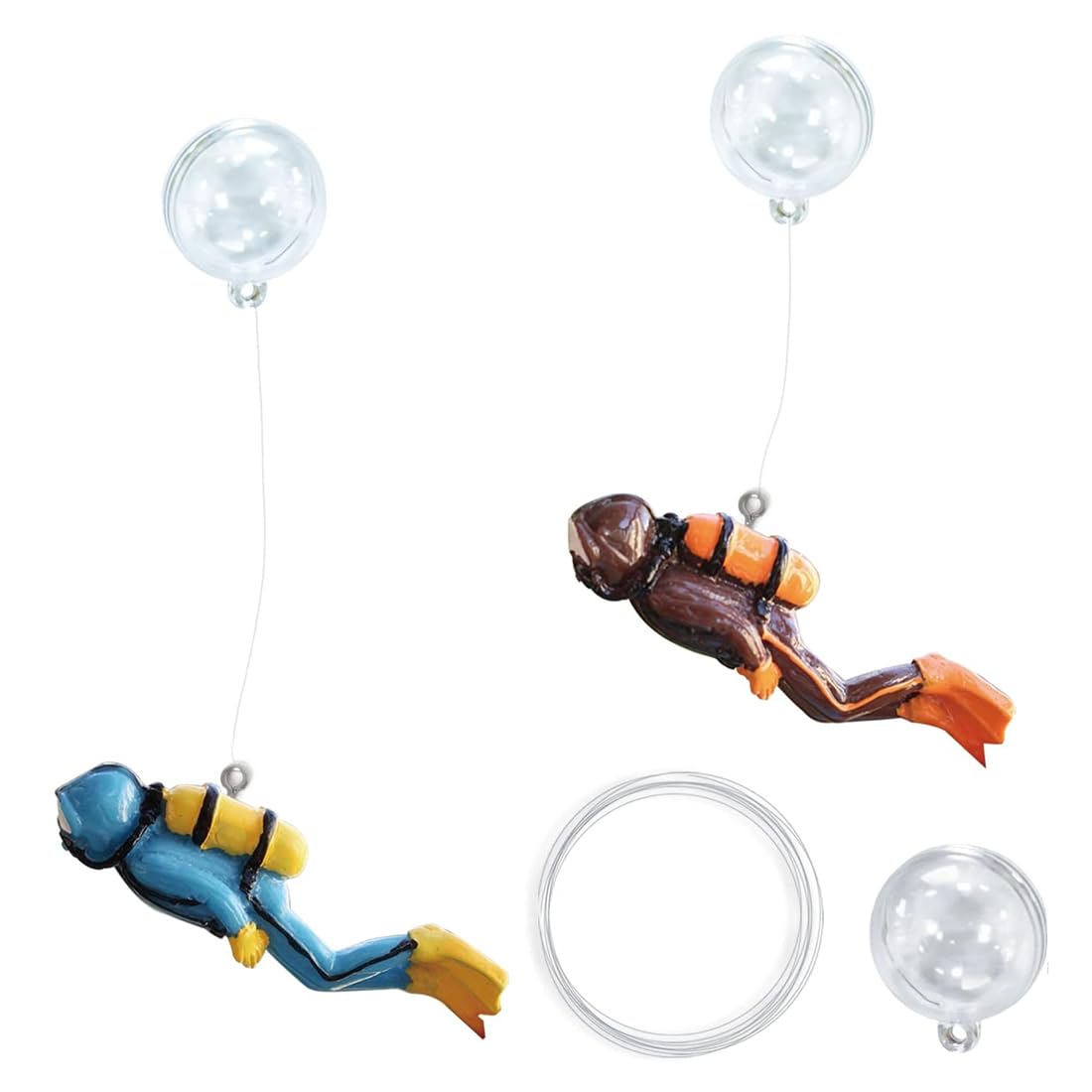 Decorazioni per Acquario 2 Pezzi Subacquei Galleggianti Accessori Acquari
