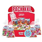 BELROS Pack Mix 150uds de Gominolas, Golosinas y Caramelos. Incluye 15 Bolsitas Cumpleaños y Celebraciones. Listas para Montar y Repartir en tus Eventos. Surtido Dulces