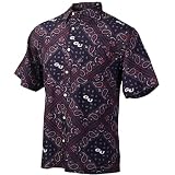 Wes and Willy Mens Sports Fan Paisley Shirt (Gonzaga Bulldogs, 2XL) Navy