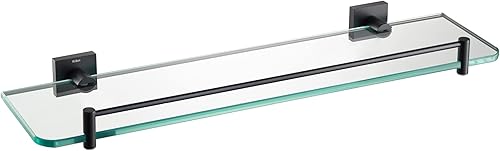 Kraus Ventus - Estante de baño, acabado negro mate, KEA-17745MB