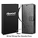 AMOVO Case for iPhone 11 Pro (5.8’’) [2 in 1] iPhone 11 Pro Wallet Case Detachable [Vegan Leather] [Hand Strap] [Stand] iPhone 11 Pro Flip Folio Case Cover (Black)