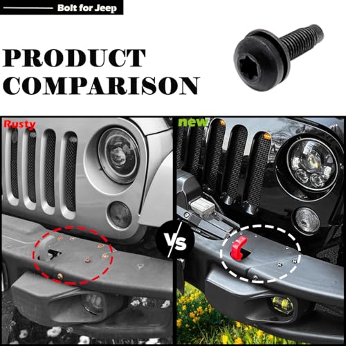 Image of Screws Bolts for Jeep Wrangler JK,M8 Bolts