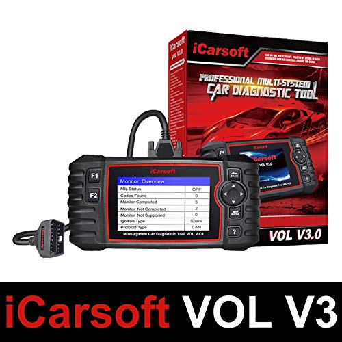 iCarsoft VOL V3.0 Autodiagnosekoffer, compatibel met Volvo en Saab, professioneel diagnoseapparaat