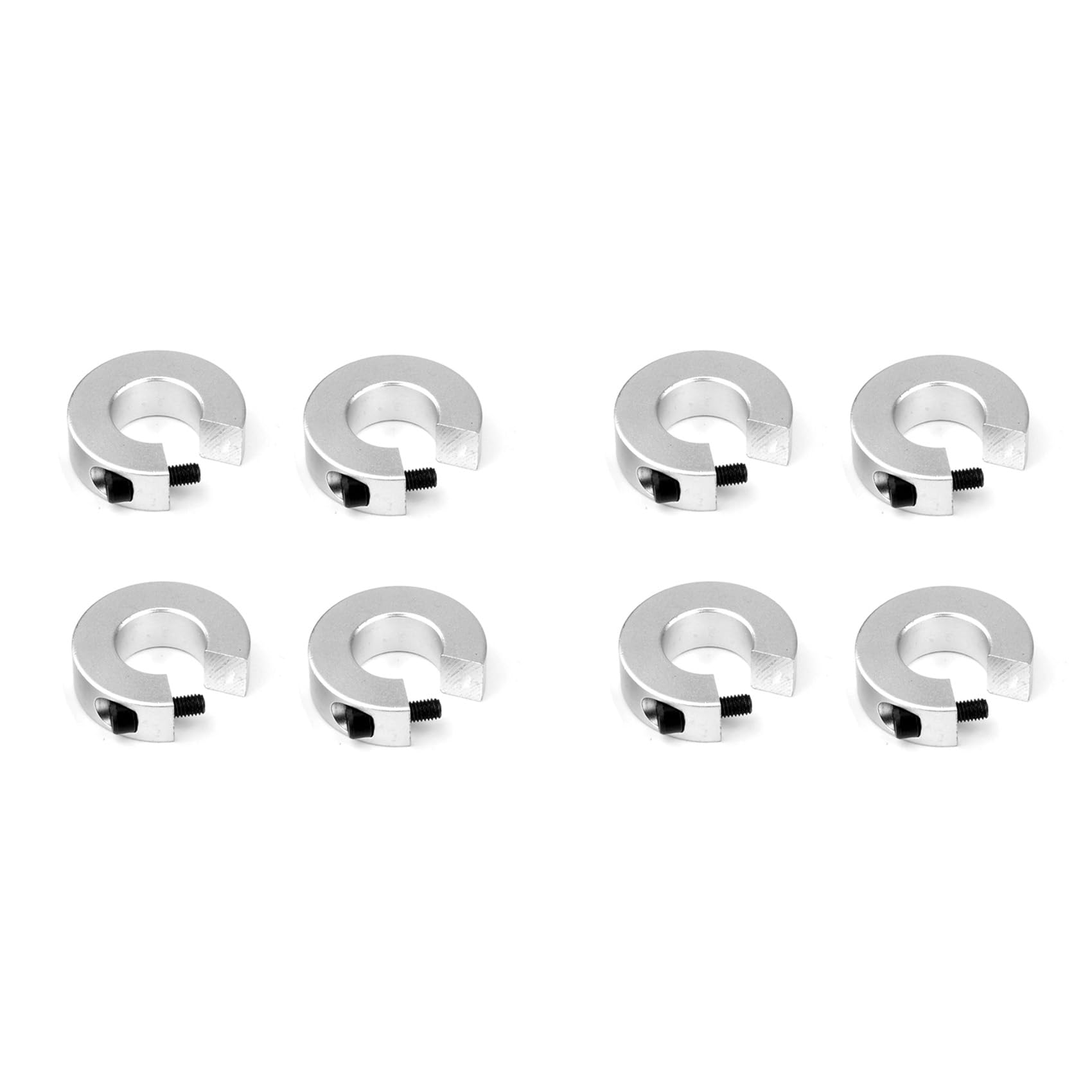 Jnchdghwa 8pcs SBR20 Linear Rail Stop Collars Aluminum Alloy Shaft Limit Fixing Rings with,Linear Rail Shaft Stop Collars