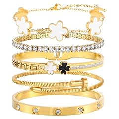 White Clover Bracelet Collection